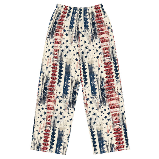 Wide-Leg Lounge Pants - Rustic Stars - Summer '24